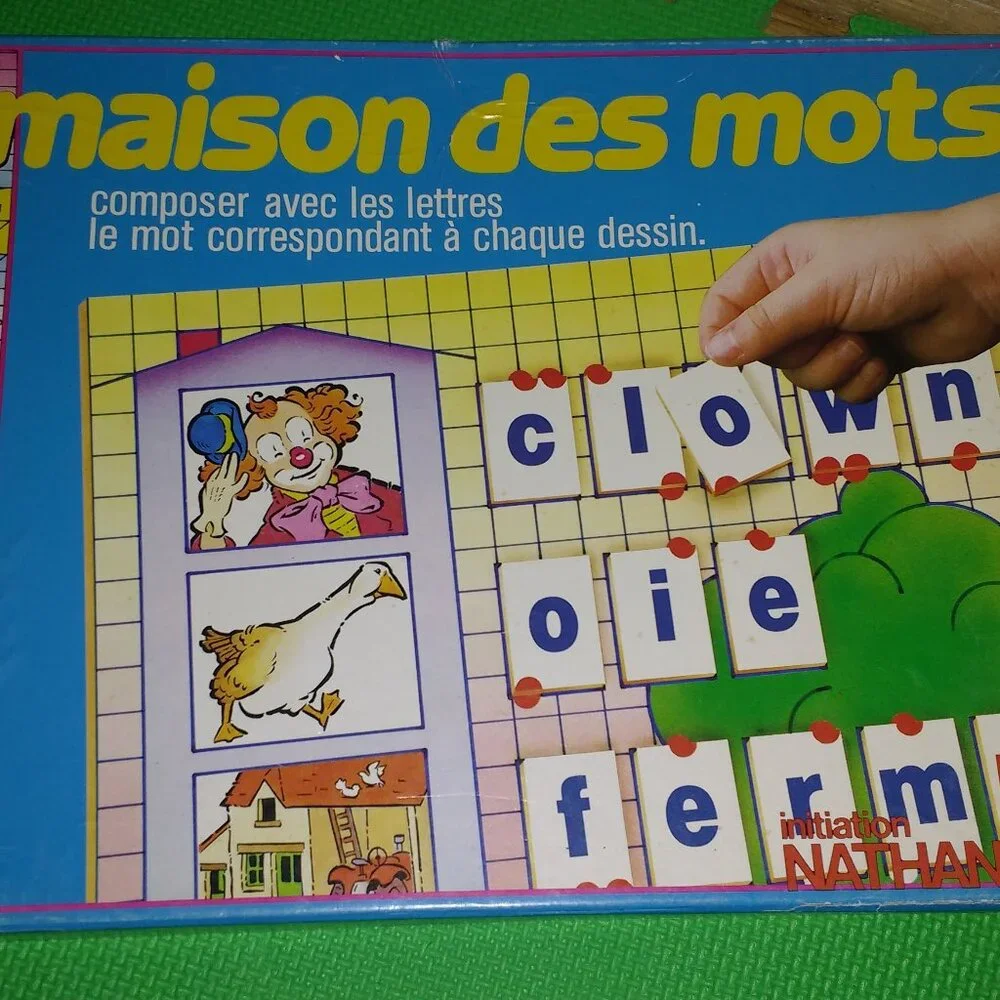 La maison des Mots learning to read game by Nathan French New